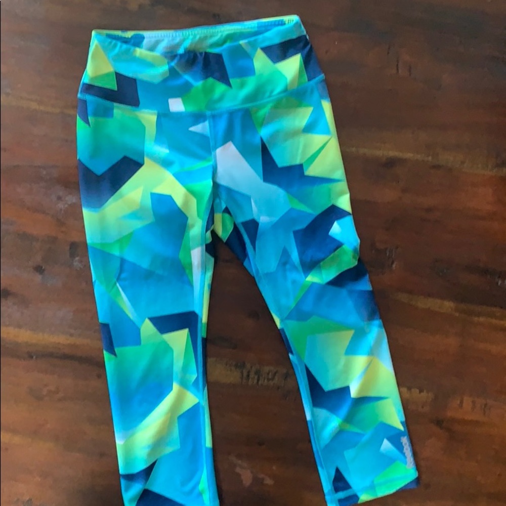 Reebok High Waisted Cropped Leggings